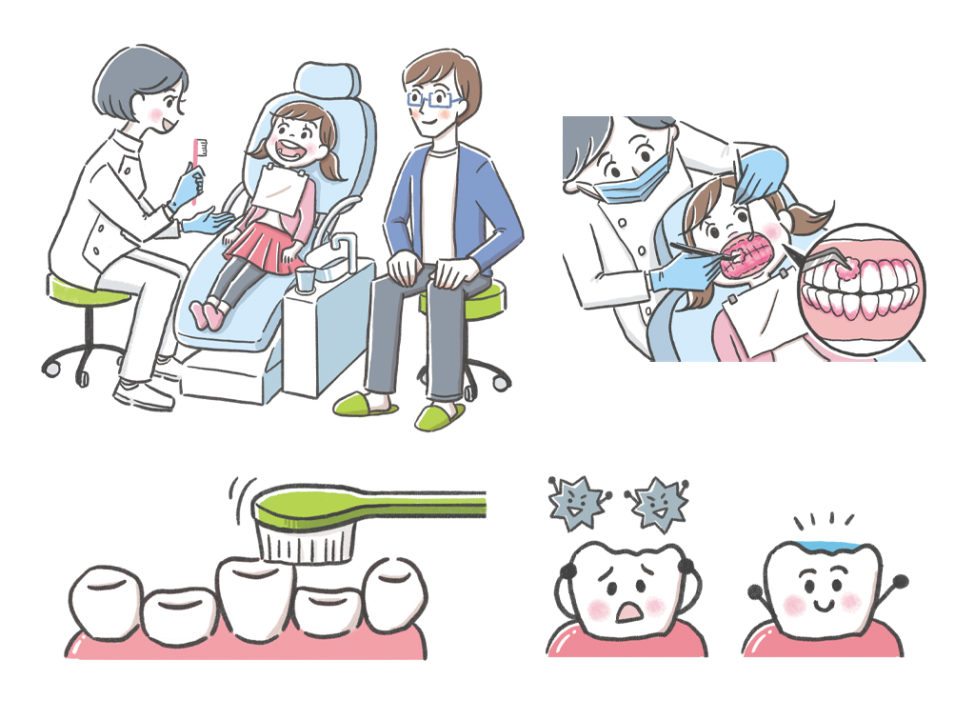 家族みんなで虫歯予防